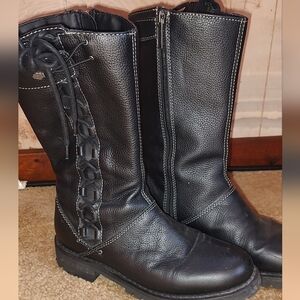 Harley-Davidson Black Leather Boots